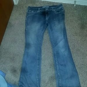 Whitewash jeans